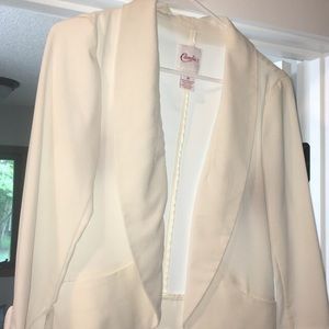 White blazer